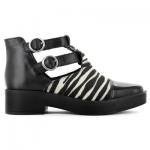 Botas animal print negras de Zappa