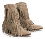 Botas con flecos de Sendra
