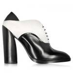 Zapato abotinado bicolor de Jil Sander